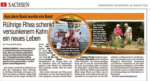 Aus dem Boot wurde ein Beet